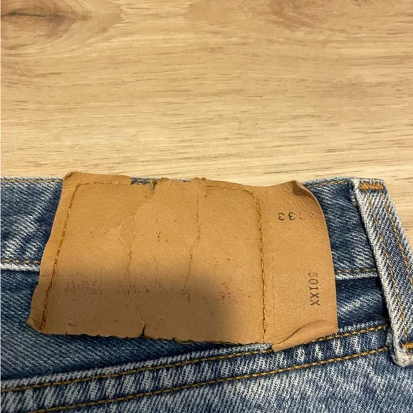 Vintage Levis 501 xx button fly jeans USA Men’s 35x30 perfectly distressed - Picture 8 of 16